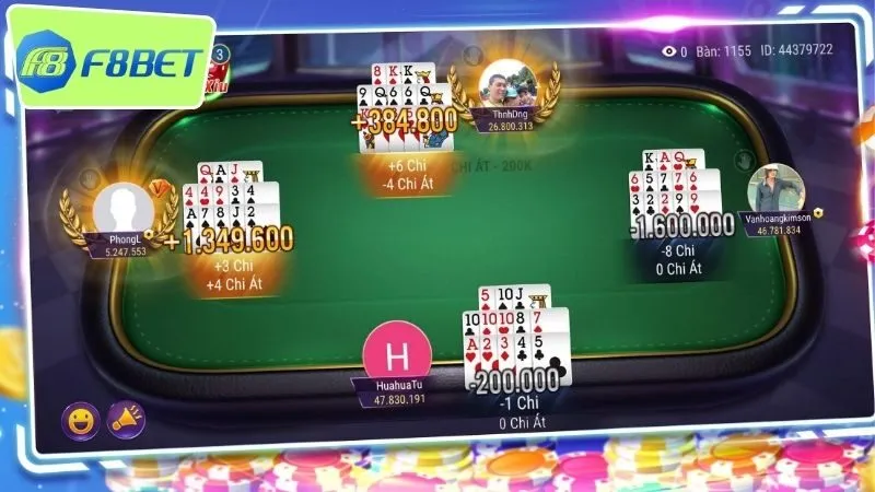 Các loại game bài F8Bet nổi trội được yêu thích nhất hiện nay