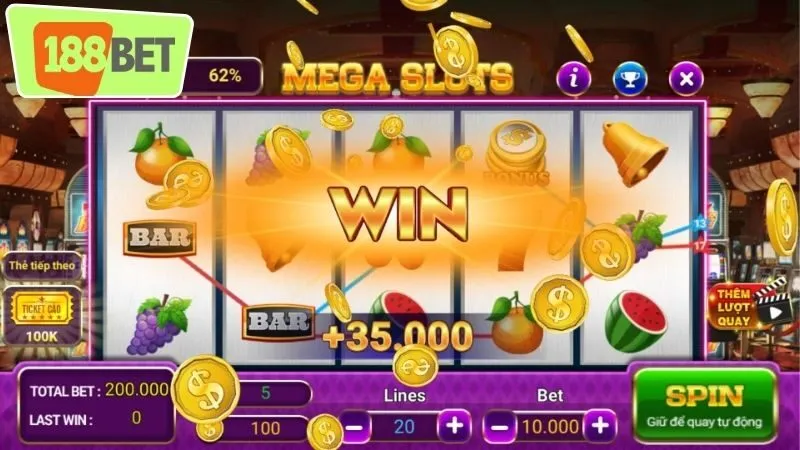 Các phiên bản nổ Hũ 188bet được yêu thích