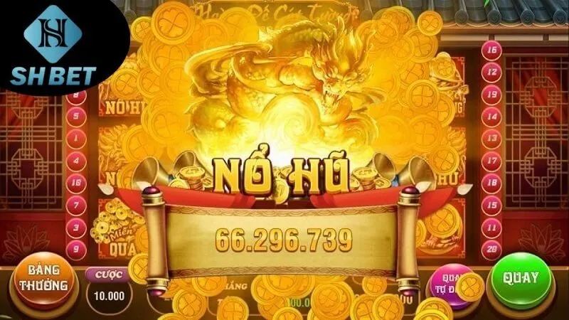 Các loại trò chơi nổ hũ SHBet